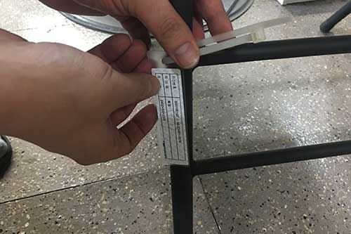 물품(자산) 태그 부착